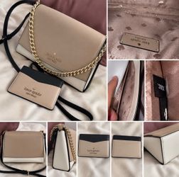Kate Spade New York Colorblock Crossbody Bag + Matching Card Holder
