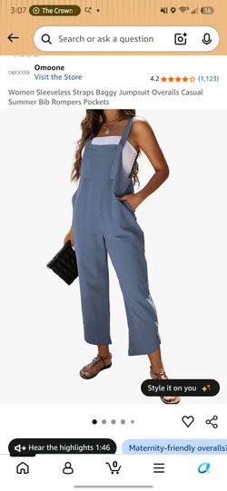 Overalls New with Tags Size M