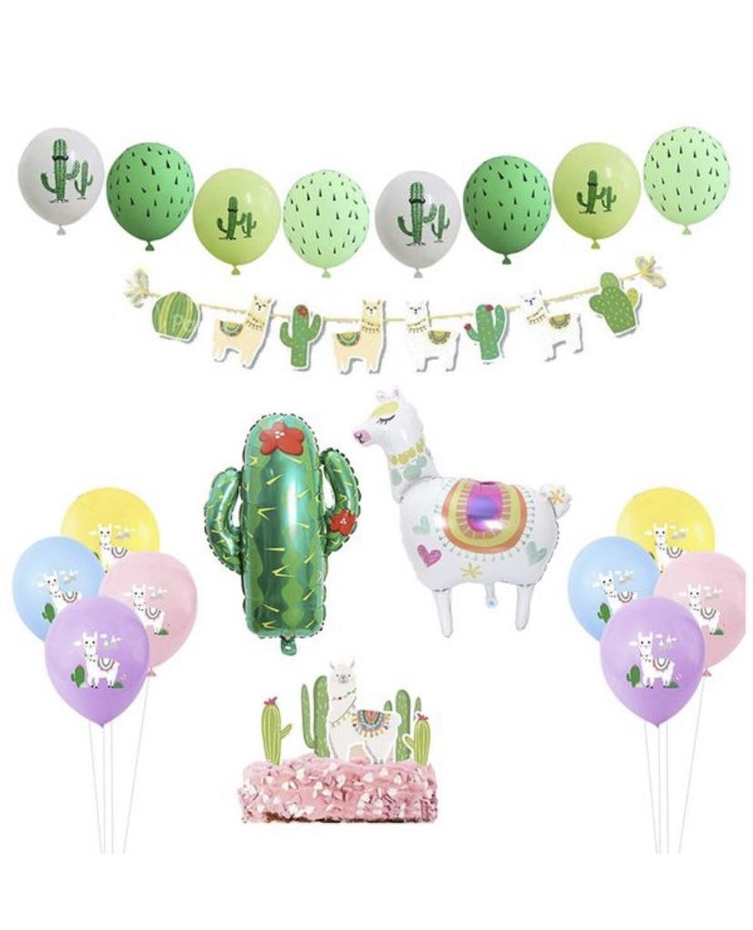 Llama balloons kit supplies (DETAILS AND SIZE ON PICTURES)