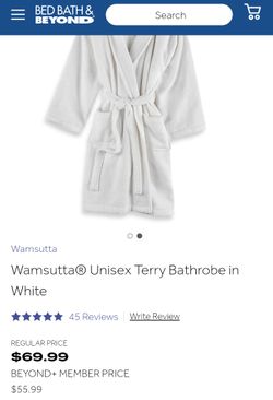 Wamsutta Terry Robe $40