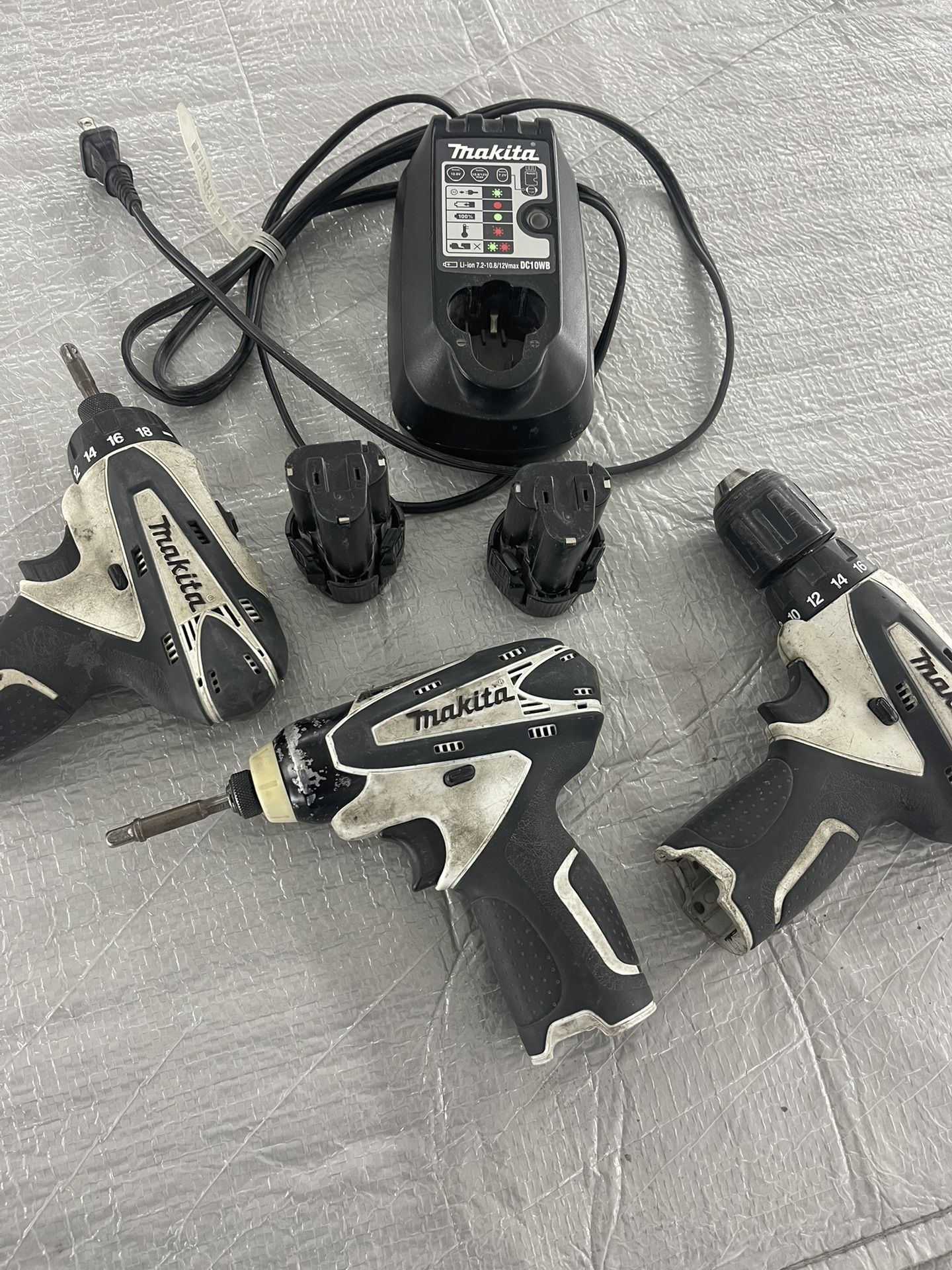 Set Makita Battery Chargers Makita Set, Screwdriver, Drill, Impact