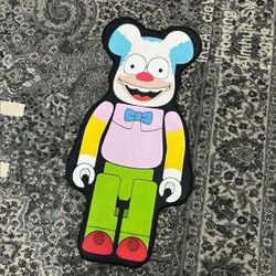 (KRUSTY THE CLOWN BEARBRICK CUSTOM  