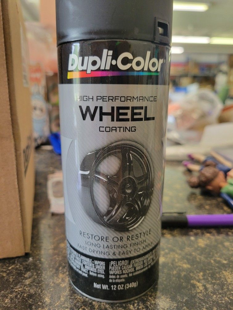 Satin Black Wheel Coating