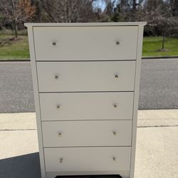 5-Drawer Chest – White Pine – 31” W