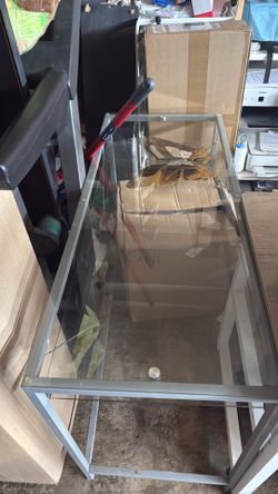 Glass Desk