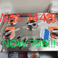 GE GAS COOKTOP 799! MANUFACTURERS WARRANTY! 48HR DELIVERY! 0 DOWN 0% FINANCING!
