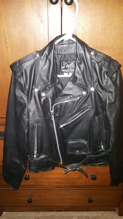 Child's leather biker jacket