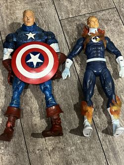 Marvel Legends 12” Captain America And Human Torch 
