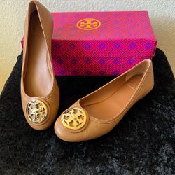 Tory Burch Tan Ballet Flats