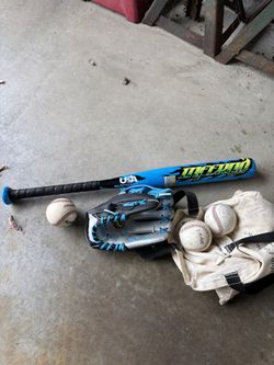 Kids Baseball , Glove,bat And Ball