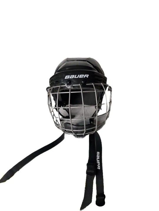 Bauer IMS 5.0 Helmet M Black Profile I With Silver Cage Mask | M