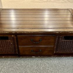 Solid Wood Storage Coffee Table