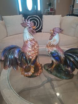 Rooster Decor, Roosters Decoration, Decoracion De Ceramica