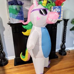 Inflatable Little Pony  Birthday Party Costume For Kids 