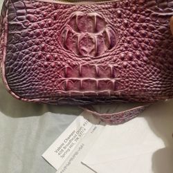 Women’s Luxury Crocodile Embossed Leather Purse
