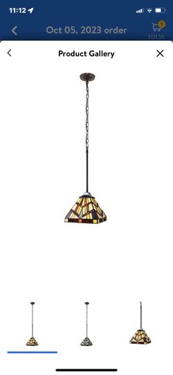 Set Of 3 Tiffany Style Lamp Hardwares 