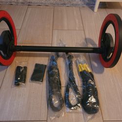 Pilates Wheel W/ Resistance Bands