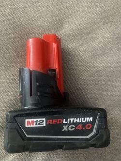 Milwaukee M12 Red Lithium XC 4.0 Batteries
