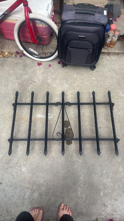 **Steel Security Bars** Decorative Spear Point Approx 40” X 24”
