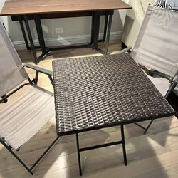 Outdoor Table & 2 Chairs - Quick Sale