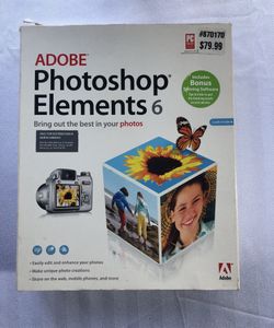 Adobe photoshop Elements 6 ,$20.