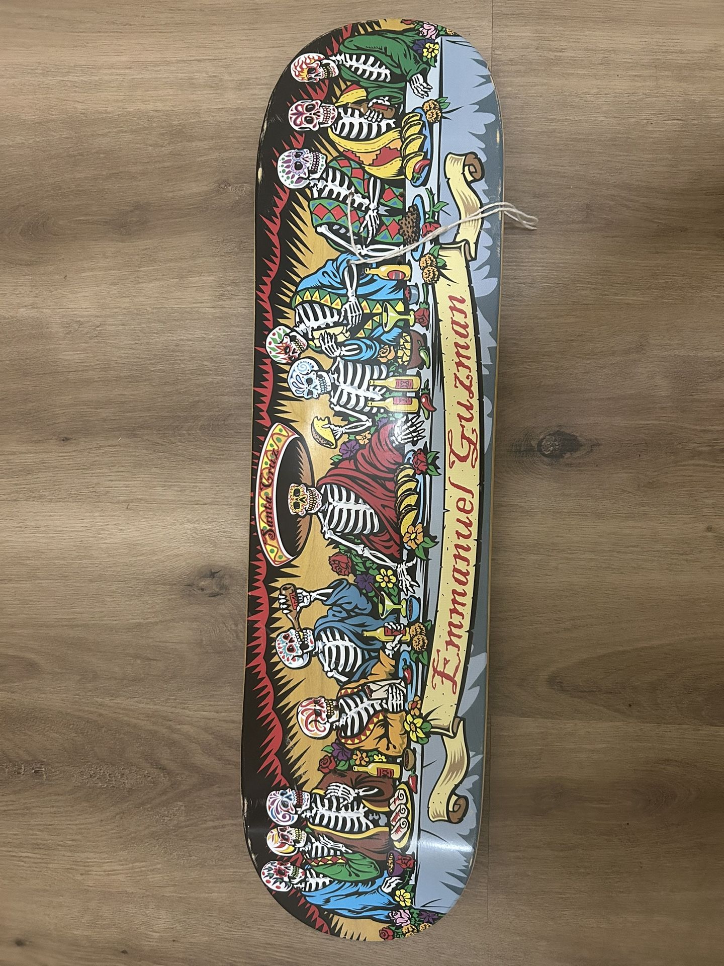 Santa Cruz Deck Guzman Dining with The Dead 15Y powerply 8.27"