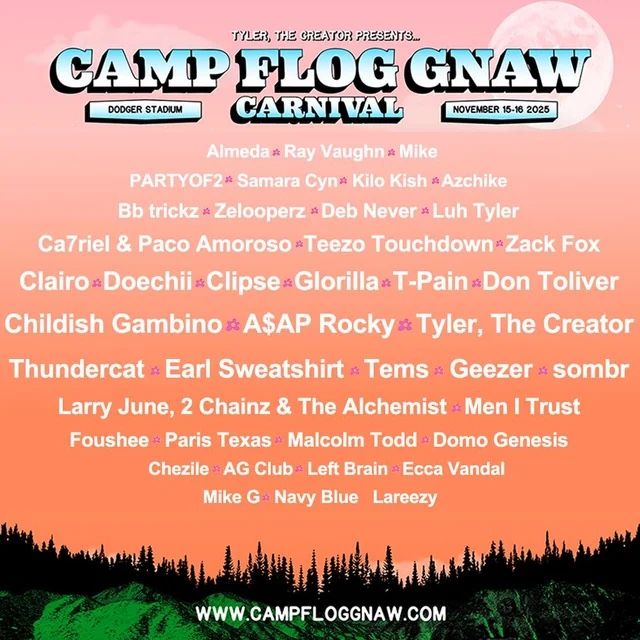 CAMP FLOG GNAW VIP TICKETS WRISTBANDS 