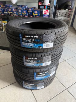 4 195/65/15 new tires