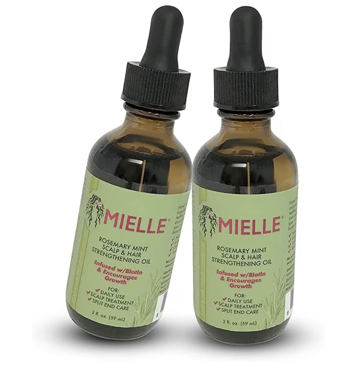 Mielle Organics Hair Products Rosemary Mint Growth Oil 2 oz Biotin  