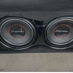 Pioneer Box And Subwoofer