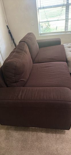 Sofa in Chocolate color 89”