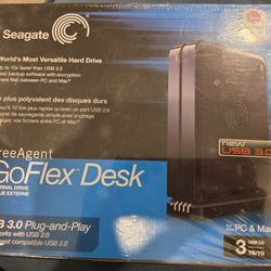 Seagate GoFlex Desk Adapter USB 3.0 FreeAgent 3TB External Drive