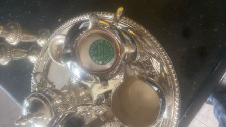 Silver tea side