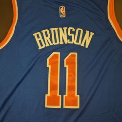 Jalen Brunson New York Knicks Stitched Jersey Size L  XL 