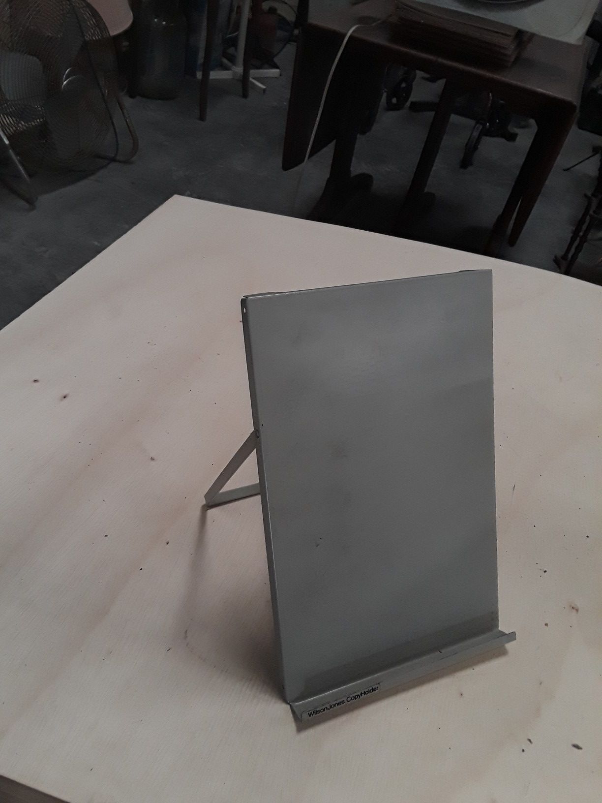 Metal document holder for reading document while working on the computer
