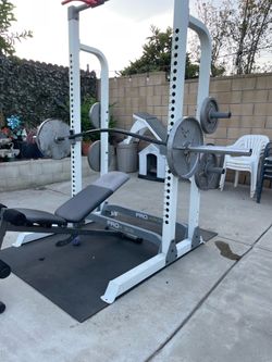 Squat rack gym set 💪🏼