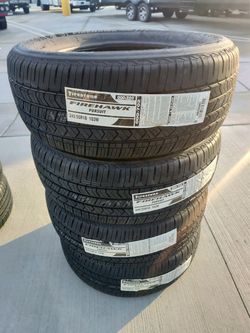 new 245/55/18 firestone tires price is firm