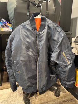 Navy MA-1 Bomber Flight Medium Jacket