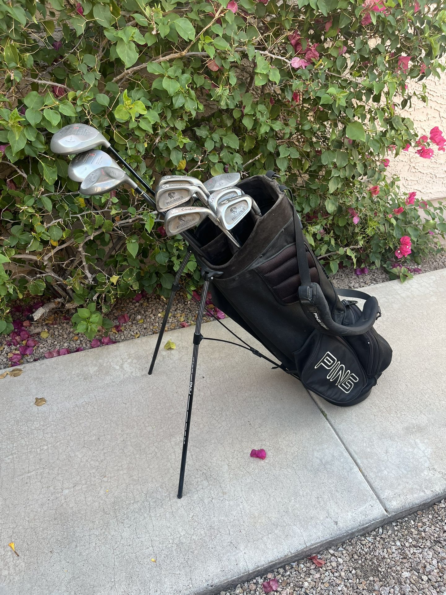 Men’s Golf Clubs Set With A Ping Golf Bag
