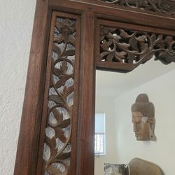 Indian Solid  Teak Wood  40 Width X 44 Hieght 