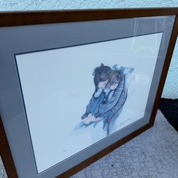 Lynne Yancha Signed Limited Edition Lithograph 230/250 Framed A Tribute to Linda