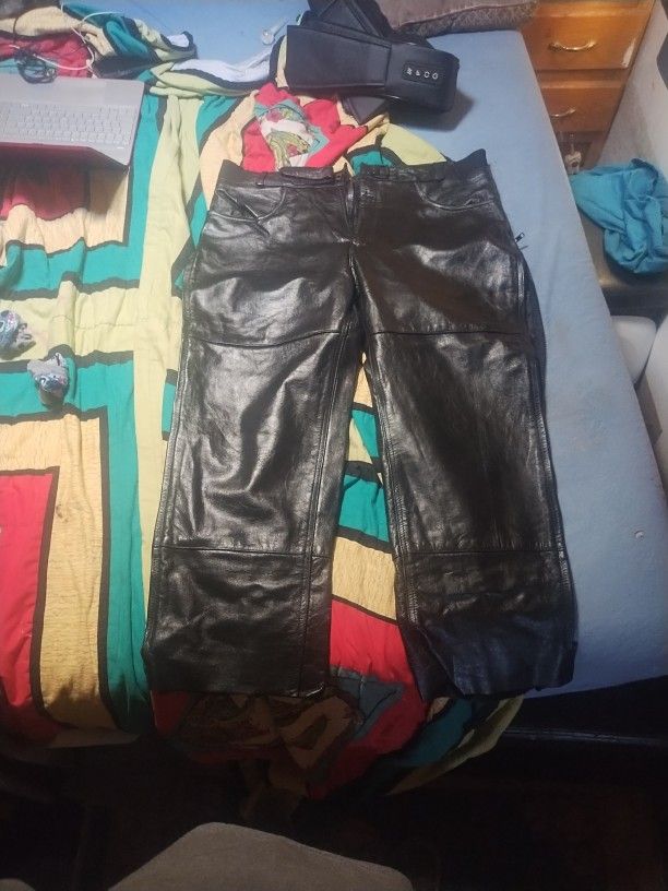 Leather Motorcycle Pants