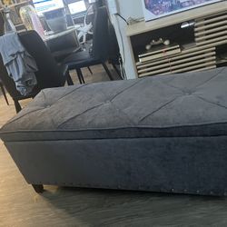 Grey Couch Bench With Storage $40
