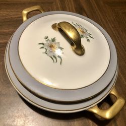 Princess China Golden Peony Serving Dish 
