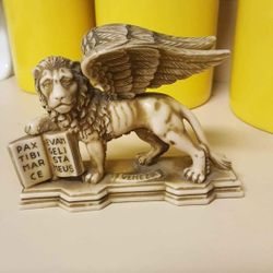 Andrea Lucchesi "Lion Of Venice" Sculpture Italy XXI.I.CCLVII