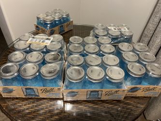 “Ball Blue Vintage Style Mason Jars – American Heritage Collection – New in Box”