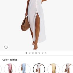 Womens Button Down Summer Dress - BRAND NEW