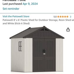 Plastic Shed  