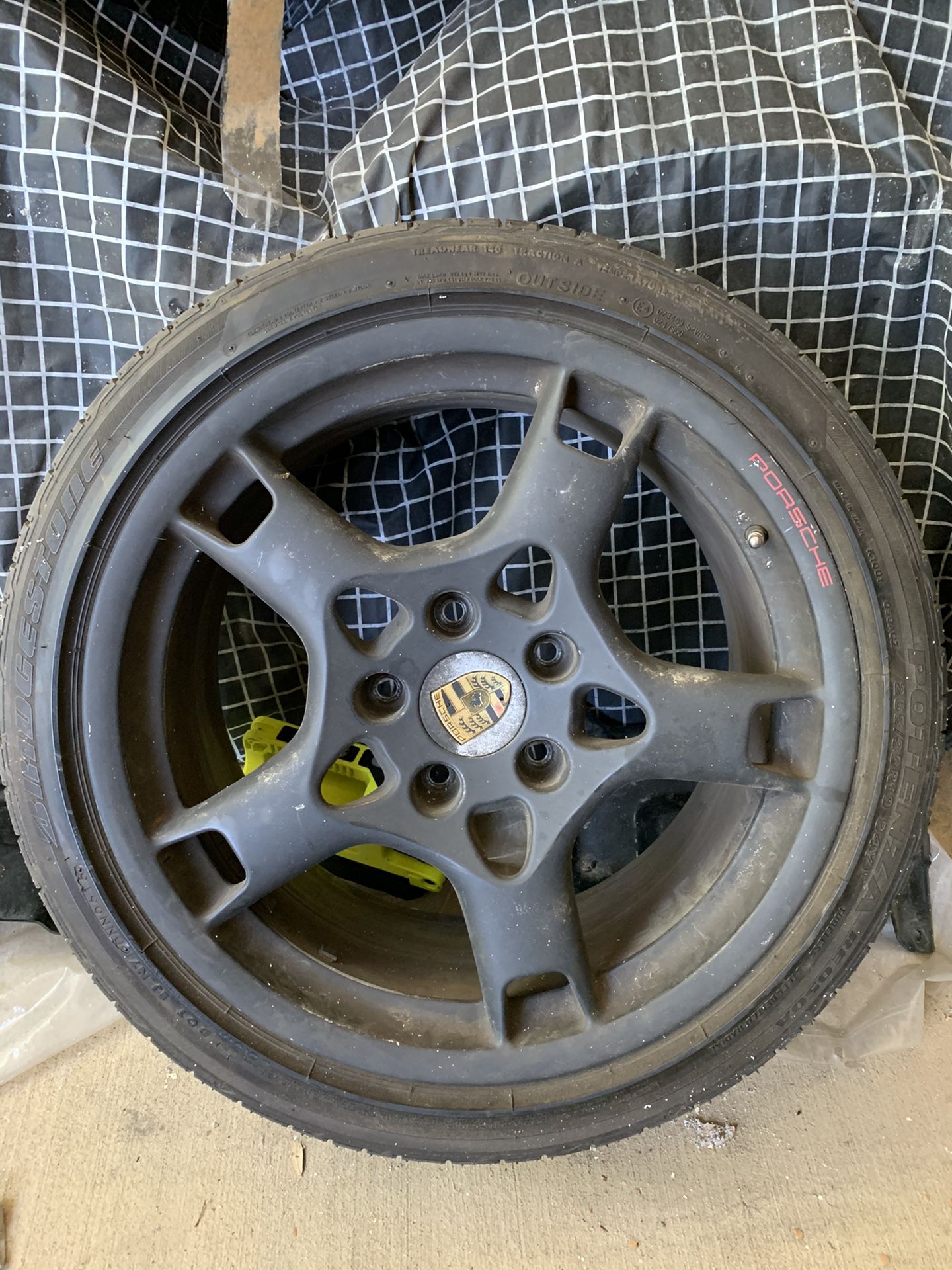 Porsche Cayman 2007 Set of Tires and Rims