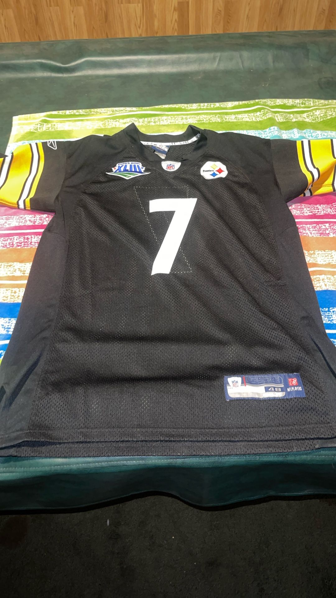 Reebok Authentic NFL Jersey Big Ben Size 48 Super Bowl Commemorative